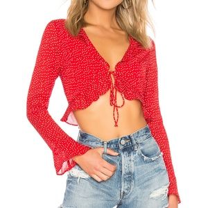 Revolve Tie front top